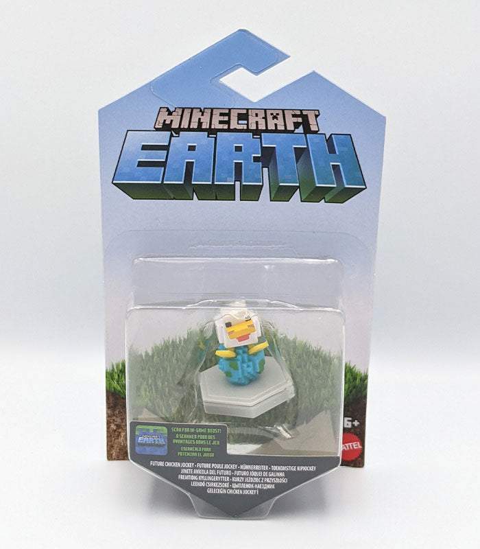 Minecraft Earth Future Chicken Jockey mini figure packaging.
