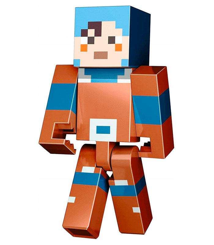 Minecraft Fusion Figure Hex with movable arms and legs for building and playing.