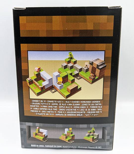 Minecraft Loot Lair Set back of box