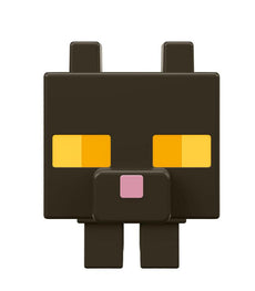 Minecraft Mob Heads Minis - Cat action figure with large head and movable pieces for play and storytelling.