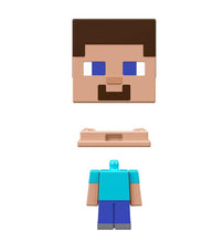 Load image into Gallery viewer, Minecraft Mob Heads Minis - Steve in parts
