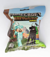 Load image into Gallery viewer, Minecraft Series 2 Hangers Blind Bag featuring mystery Minecraft characters and items.
