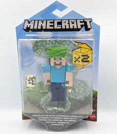 Minecraft Action Figure - Underwater Steve in packaging with accessories.