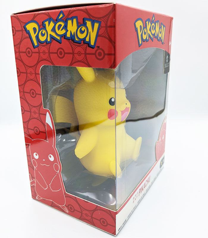 Pikachu 4 inch vinyl figure in display box for Pokemon collections.