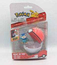 Pokemon Clip 'N' Go Piplup figure set with Poke Ball in packaging.