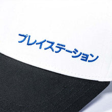 Load image into Gallery viewer, Official Playstation Japanese Inspired Snapback hat with embroidered logo.
