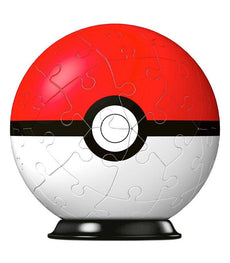 Pokemon Poke Ball 54 Piece 3D Puzzle on Stand