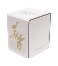 Ultra Pro Alcove Flip Box Pokemon Elite Series Arceus with debossed design and leatherette finish.