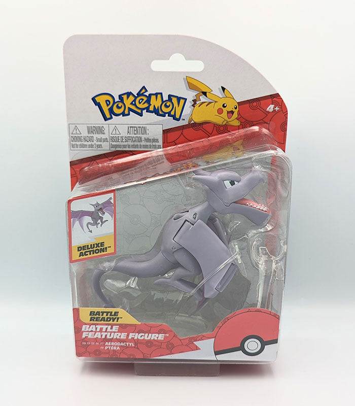 Aerodactyl Pokémon Battle Figure in packaging with deluxe action features.