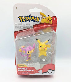 Pokemon Battle Figures - Aipom and Pikachu toy set in packaging.