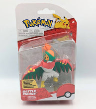 Load image into Gallery viewer, Pokemon Battle Figures - Hawlucha toy in packaging, featuring articulated design and vibrant colors. Suitable for ages 4 and up.
