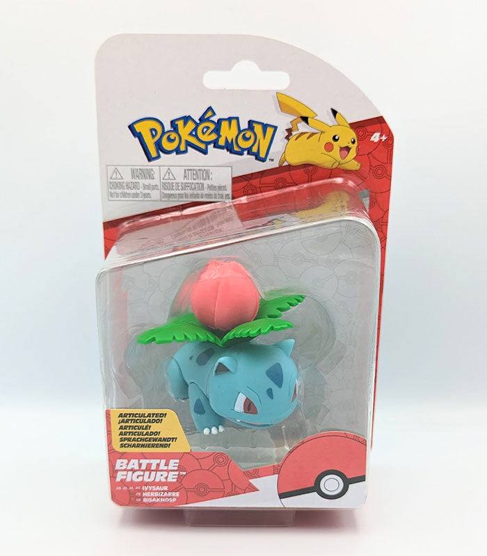 Ivysaur Pokémon Battle Figure in packaging with articulation features.