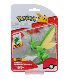 Scyther Pokemon Battle Figure with deluxe action in packaging.