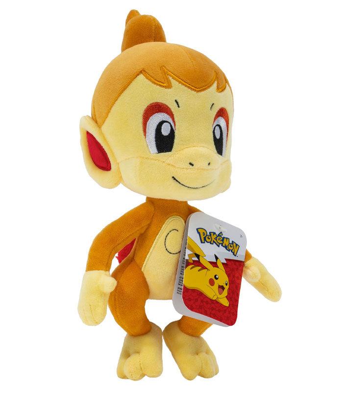 Chimchar 8" plush Pokemon, super soft and detailed, suitable for ages 2 and up.