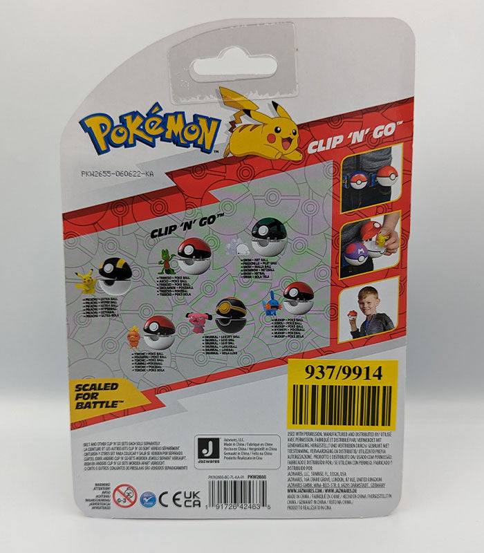 Pokemon Clip 'N' Go - Snom back of pack