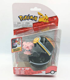 Pokemon Clip 'N' Go Snubbull figure set with Luxury Ball in packaging.