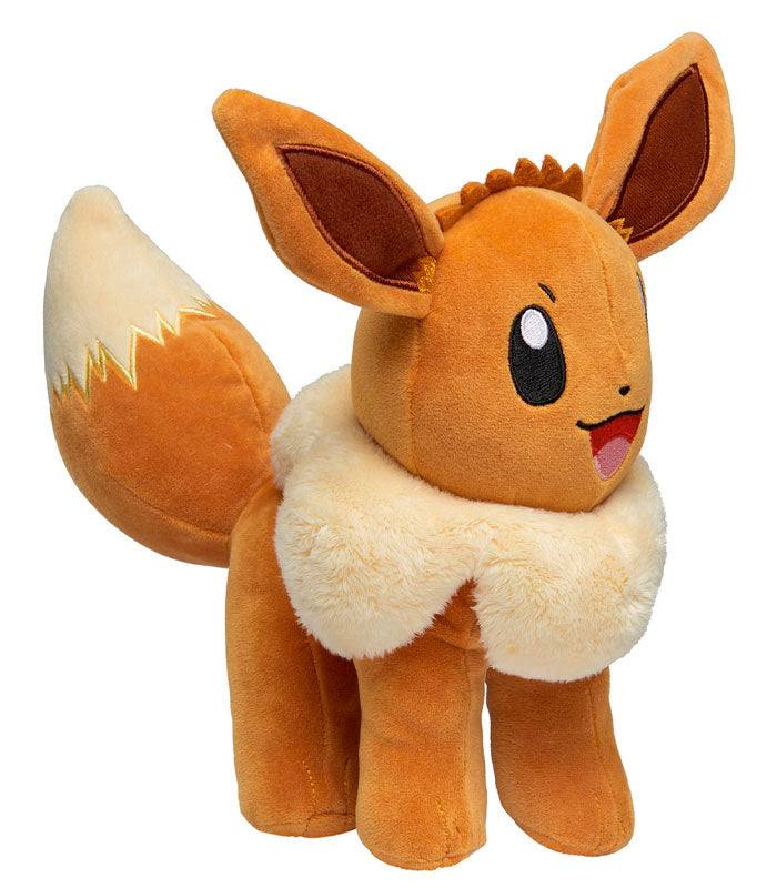 Eevee 12" plush Pokemon toy, super soft and perfect for fans and collectors.