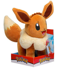 Load image into Gallery viewer, Eevee 12&quot; Plush Pokemon with packaging
