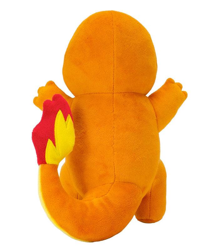 Charmander 8" plush Pokemon toy with flaming tail, perfect for collectors and fans.