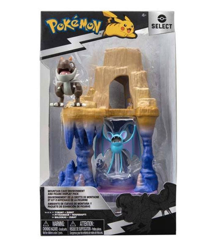 Pokemon Select Mountain Cave Environment pack with Zubat and Tyrunt figures.