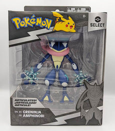 Pokémon Select Articulated Figure Greninja in packaging.