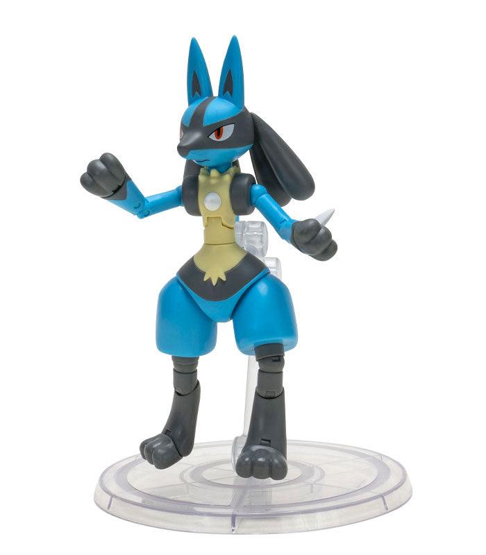 Pokemon Select Articulated Figure - Lucario, 6-inch, highly detailed, with realistic articulation, perfect for display or play.