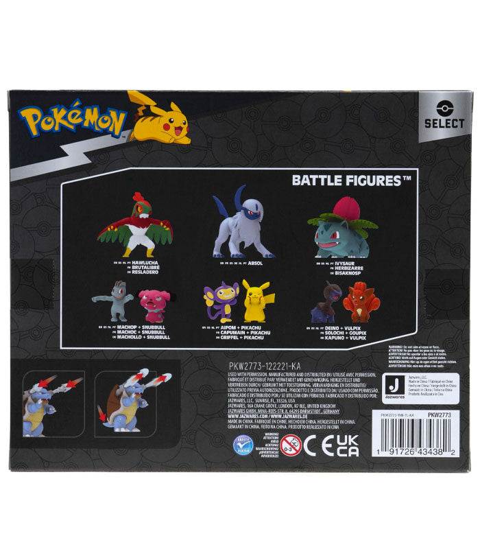 Pokemon Select Evolution Multipack - Squirtle back of pack