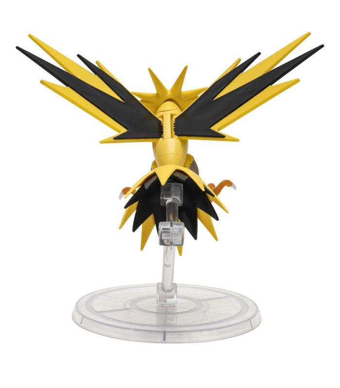 Pokemon Select Articulated Figure - Zapdos with stand and multiple pose options.