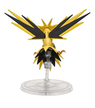 Load image into Gallery viewer, Pokemon Select Articulated Figure - Zapdos with stand and multiple pose options.
