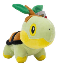 Load image into Gallery viewer, Turtwig 8&quot; plush Pokemon toy, super soft grass-type starter, ideal for fans.
