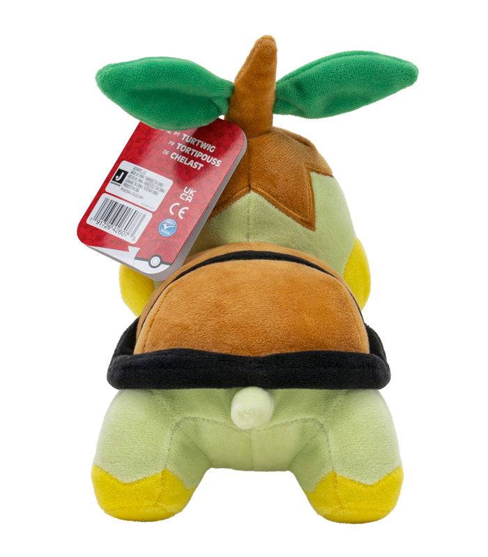 Turtwig 8" plush Pokémon toy showing detailed features.
