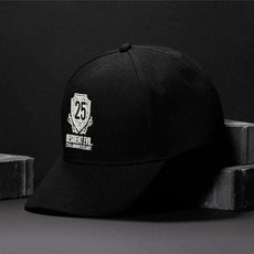 Official Resident Evil 25th Anniversary Snapback with embroidered logo on black cotton帽, adjustable closure