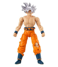 Dragon Ball Super - Son Goku Ultra Instinct 12cm Figure with silver hair and dynamic pose.