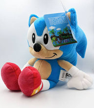 Load image into Gallery viewer, Sonic the Hedgehog 12&quot; plush toy with vibrant blue color and red shoes.
