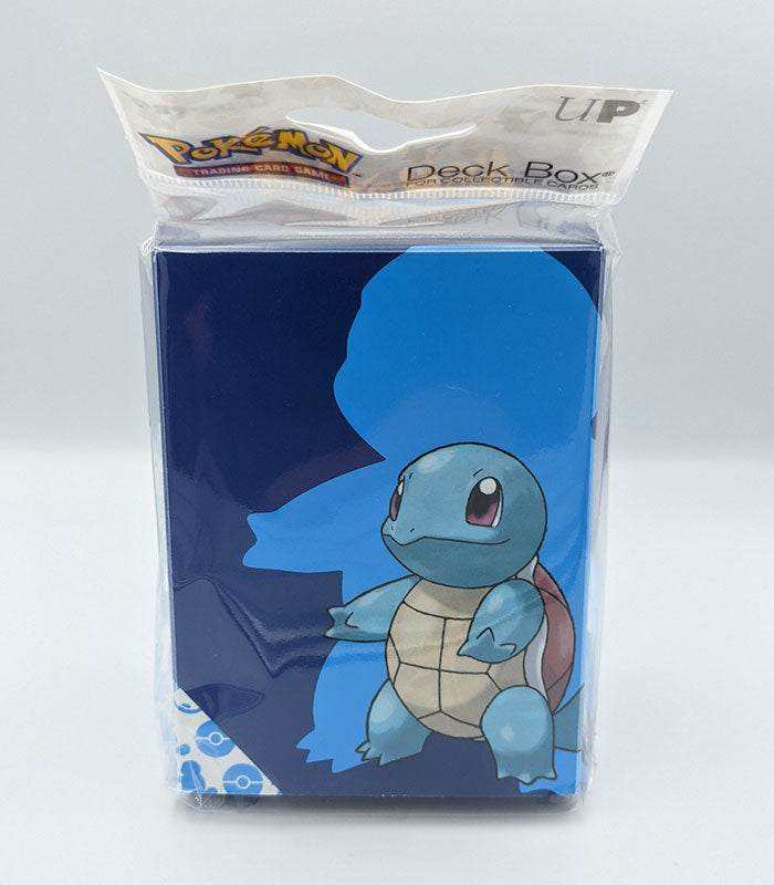 Pokémon Ultra Pro Squirtle Deck Box with card divider for trading card protection.