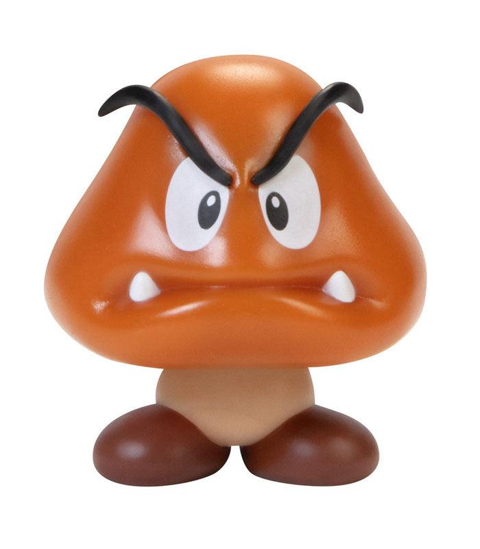 Super Mario Goomba 2.5 inch figure with realistic details and poseable features.