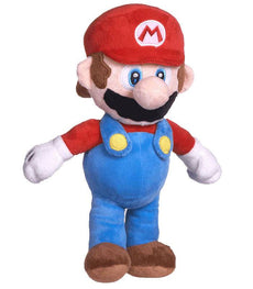 Super Mario - Mario 14 Inch Plush toy featuring iconic character design.