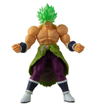 Load image into Gallery viewer, Dragon Ball Super - Super Saiyan Broly 12cm action figure with green hair and muscular build.
