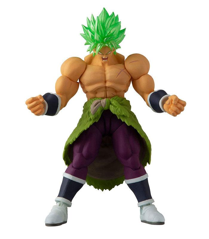 Dragon Ball Super - Super Saiyan Broly 12cm action figure with green hair and muscular build.