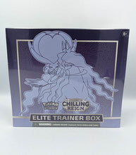 Load image into Gallery viewer, Pokémon TCG Sword And Shield Chilling Reign Elite Trainer Box featuring Shadow Rider Calyrex.
