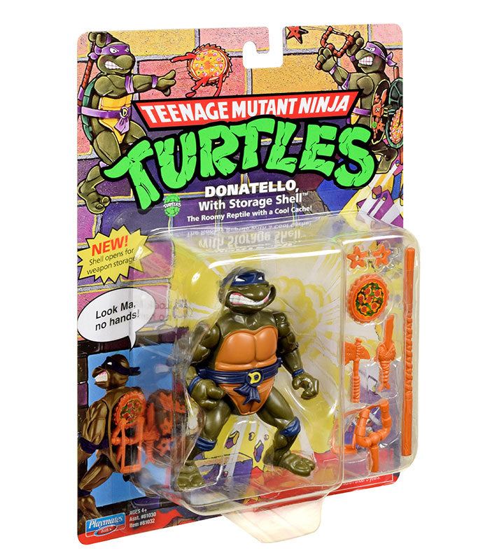 Teenage Mutant Ninja Turtles Classic Donatello action figure with weapons and articulated joints.