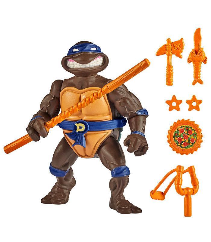 Teenage Mutant Ninja Turtles Classic Donatello action figure with weapons and articulation.