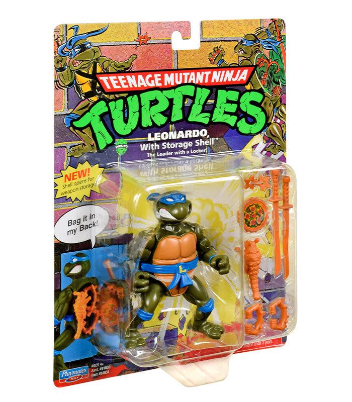 Teenage Mutant Ninja Turtles Classic Leonardo Action Figure with weapons.