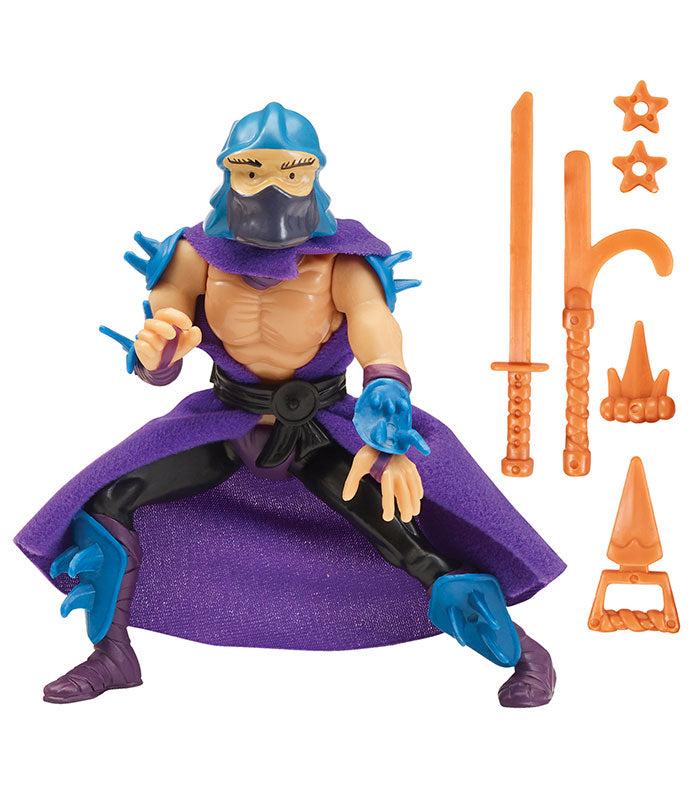 Teenage Mutant Ninja Turtles Classic Shredder action figure with weapons and articulation.