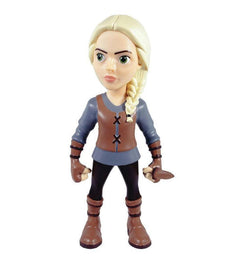 Witcher Ciri Minix Collectible Figure, hyper-stylized vinyl toy, 5 inches tall.