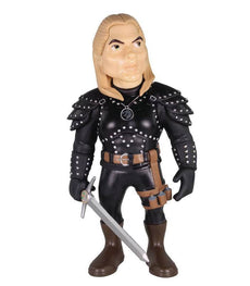 Witcher Geralt Minix Collectible Figure, hyper-stylized 5-inch vinyl toy.