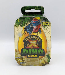 Treasure X Dino Gold Mini Dino pack with dino illustration and real gold treasure feature.