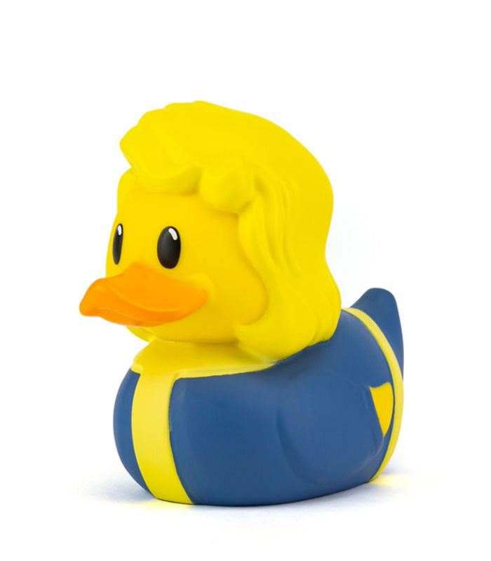 TUBBZ Fallout Vault Girl Collectible Duck with detailed cosplay design.