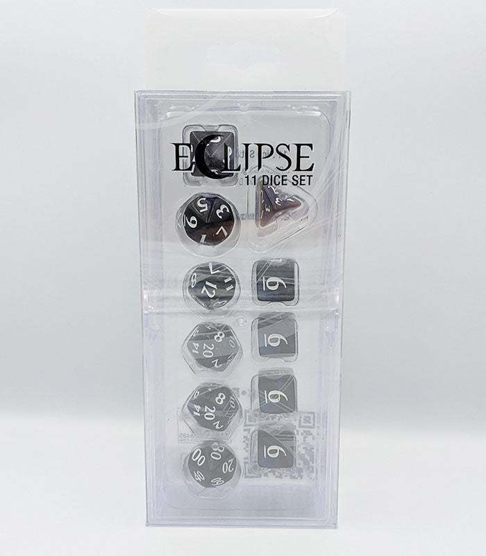 Ultra Pro Eclipse 11 Dice Set - Jet Black