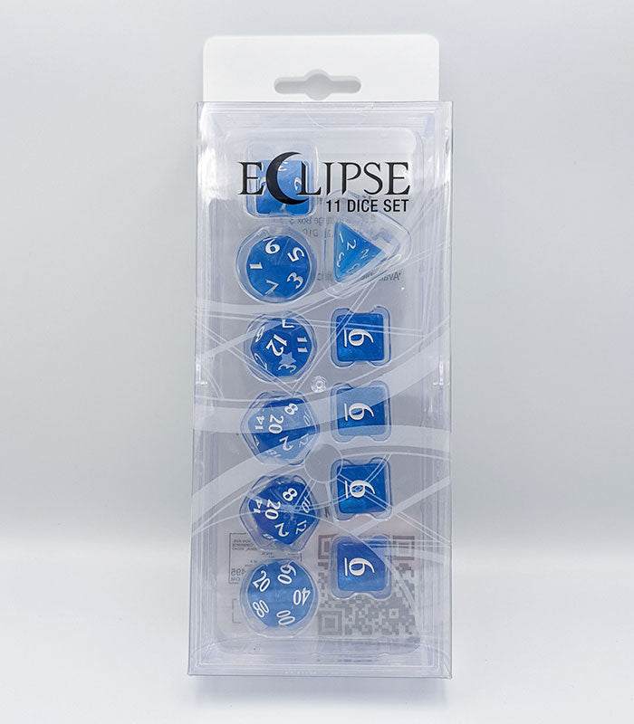 Ultra Pro Eclipse 11 Dice Set - Pacific Blue